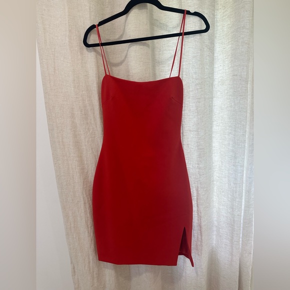 Cinq à Sept Red Aurora Mini Dress - Picture 2 of 8